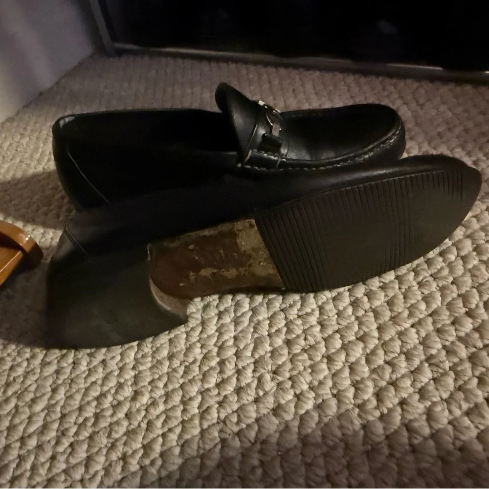 Salvatore Ferragamo Black Leather Loafers - Picture 6 of 6